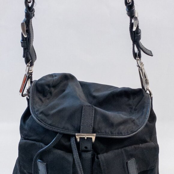 Prada Tessuto Nylon Drawstring Shoulder Bag - Picture 4 of 14